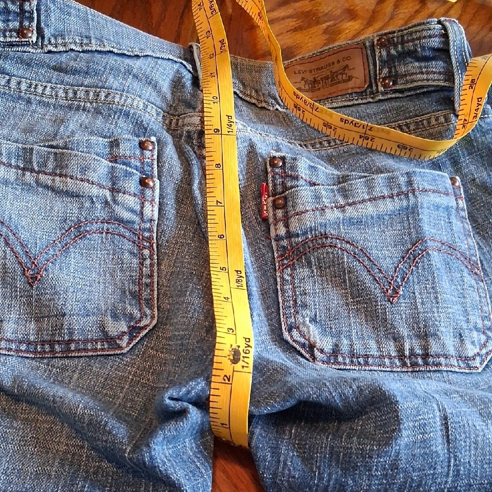 Mid Wash Straight-Leg Denim Jeans - Picture 9 of 13
